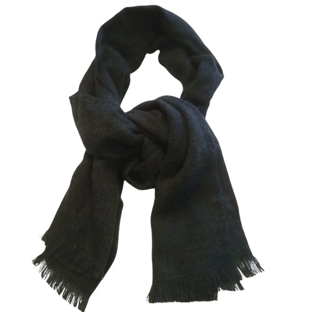 Pistil Herringbone Pattern Wool Blend Scarf